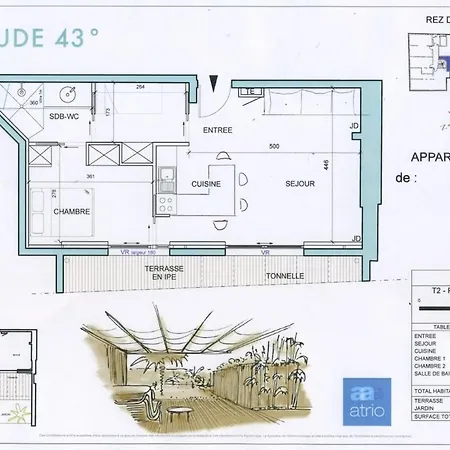 Apartament Un Patio A Porquerolles