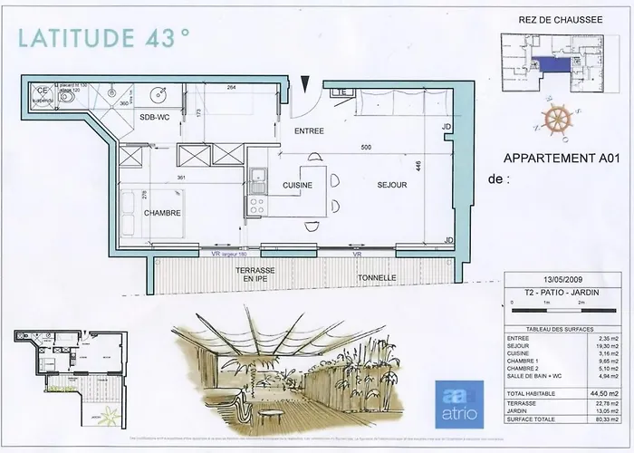 Apartmán Un Patio A Porquerolles